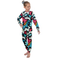 Abstract, Colorful, Colors Kids  Long Sleeve Set 