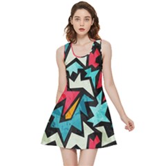 Abstract, Colorful, Colors Inside Out Reversible Sleeveless Dress