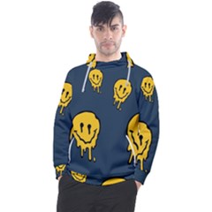 Aesthetic, Blue, Mr, Patterns, Yellow, Tumblr, Hello, Dark Men s Pullover Hoodie