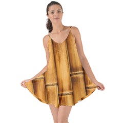 Brown Bamboo Texture  Love The Sun Cover Up