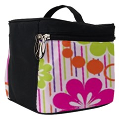 Colorful Flowers Pattern Floral Patterns Make Up Travel Bag (small)