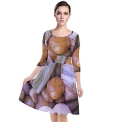 Hearts Of Stone, Full Love, Rock Quarter Sleeve Waist Band Dress