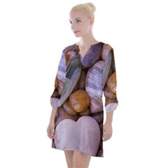 Hearts Of Stone, Full Love, Rock Open Neck Shift Dress