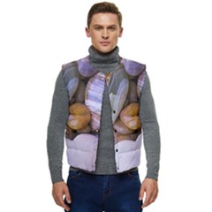 Hearts Of Stone, Full Love, Rock Men s Button Up Puffer Vest	