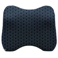 Kanagawa, Hokusai, Japanese Art, Velour Head Support Cushion