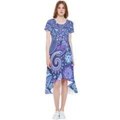 Patterns, Doodles, Pattern, Colorful, Textu High Low Boho Dress