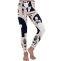 Egypt Pyramid Nature Desert Kids  Lightweight Velour Classic Yoga Leggings View1