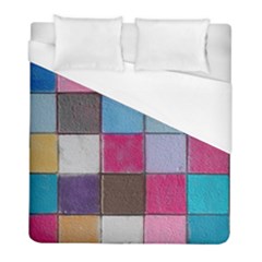 Tile, Colorful, Squares, Texture Duvet Cover (full/ Double Size)