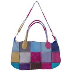 Tile, Colorful, Squares, Texture Removable Strap Handbag by nateshop