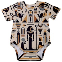 Egypt Pyramids Nature Desert Baby Short Sleeve Bodysuit