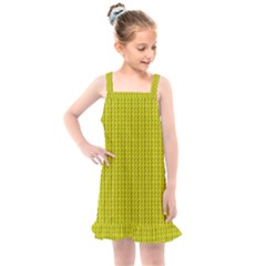 Yellow Lego Texture Macro, Yellow Dots Background Kids  Overall Dress