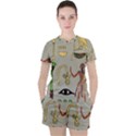 Egyptian Man Artifact Royal Women s T-Shirt and Shorts Set View1