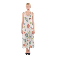 Abstract-1 Sleeveless Maxi Dress