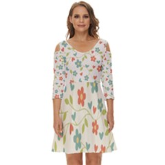 Abstract-1 Shoulder Cut Out Zip Up Dress