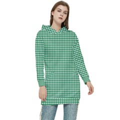 Green -1 Women s Long Oversized Pullover Hoodie