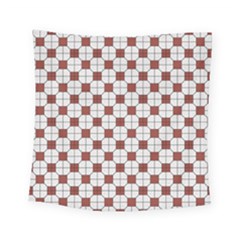 Retro Traditional Vintage Geometric Flooring Red Square Tapestry (small)