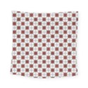 Retro Traditional Vintage Geometric Flooring Red Square Tapestry (Small) View1