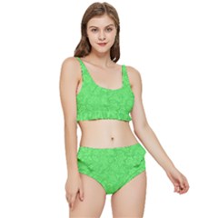 Green-2 Frilly Bikini Set