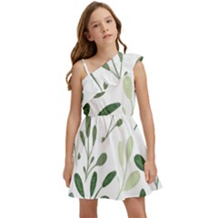Sheets-7 Kids  One Shoulder Party Dress