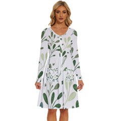Sheets-7 Long Sleeve Dress With Pocket