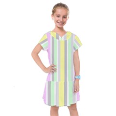 Stripes-2 Kids  Drop Waist Dress