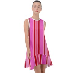 Stripes-4 Frill Swing Dress