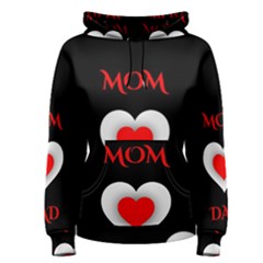 Mom And Dad, Father, Feeling, I Love You, Love Women s Pullover Hoodie