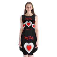 Mom And Dad, Father, Feeling, I Love You, Love Sleeveless Chiffon Dress  