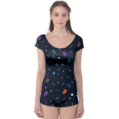 Abstract Minimalism Digital Art, Boyleg Leotard 
