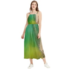 Curved, Hole Boho Sleeveless Summer Dress
