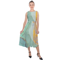 Huawei, Lite, Mate Midi Tie-back Chiffon Dress