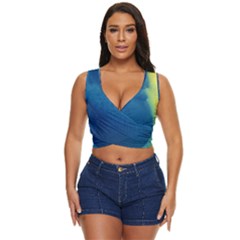 Plus, Curved Women s Sleeveless Wrap Top