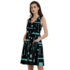 Rectangles, Cubes, Forma Sleeveless Dress With Pocket