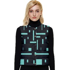 Rectangles, Cubes, Forma Women s Button Up Puffer Vest