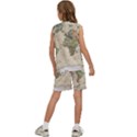 Vintage World Map Aesthetic Kids  Basketball Mesh Set View4