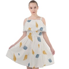 Background-24 Cut Out Shoulders Chiffon Dress