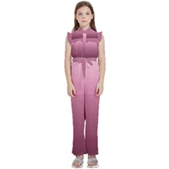 Background-27 Kids  Sleeveless Ruffle Edge Band Collar Chiffon One Piece