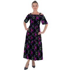 Background-36 Shoulder Straps Boho Maxi Dress 