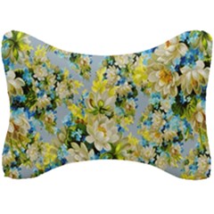 Background-flowers Seat Head Rest Cushion