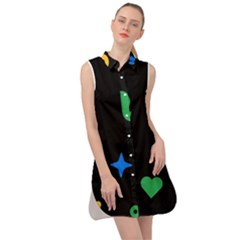 Wallpaper Sleeveless Shirt Dress