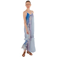 Huawei Cami Maxi Ruffle Chiffon Dress