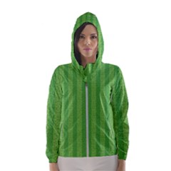 Punch Hole Women s Hooded Windbreaker