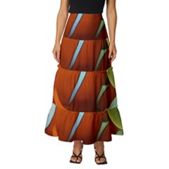 Fish Tiered Ruffle Maxi Skirt