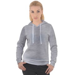 Aluminum Textures, Horizontal Metal Texture, Gray Metal Plate Women s Overhead Hoodie