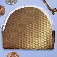 Gold, Golden Background ,aesthetic Horseshoe Style Canvas Pouch
