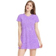 Purple Paper Texture, Paper Background Women s Sports Skirt
