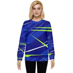 Abstract Lightings, Grunge Art, Geometric Backgrounds Hidden Pocket Sweatshirt