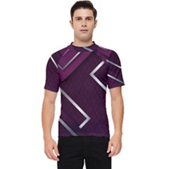 Purple Abstract Background, Luxury Purple Background Men s Short Sleeve Rash Guard