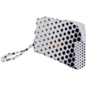 Honeycomb Hexagon Pattern Abstract Wristlet Pouch Bag (Small) View1