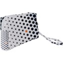Honeycomb Hexagon Pattern Abstract Wristlet Pouch Bag (Small) View2